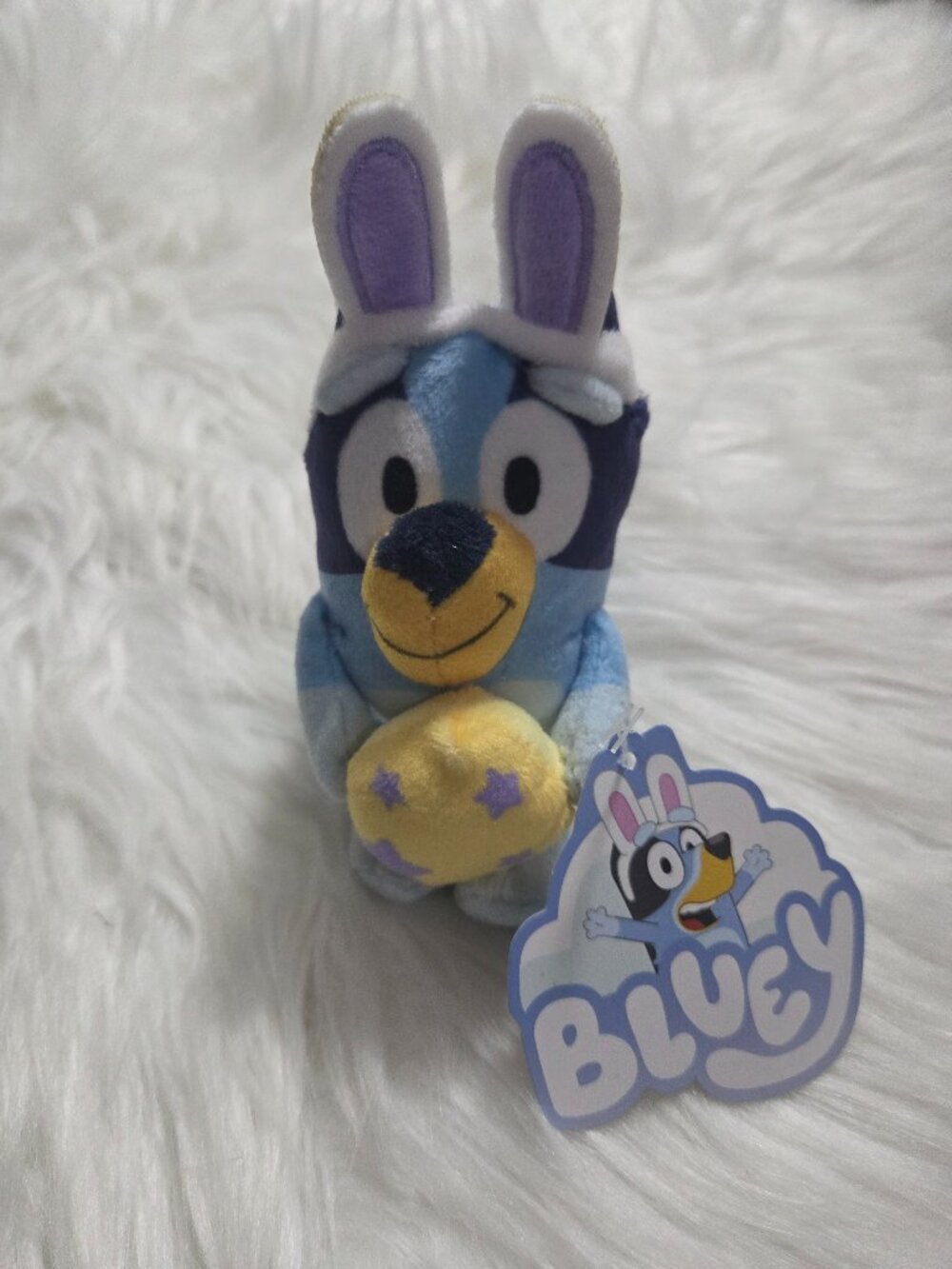 Bluey Easter Bunny Design Keychain
